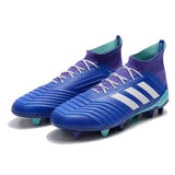 Adidas Predator 18.1 FG Soccer Cleats Purple Blue White turquoise - studzsupply