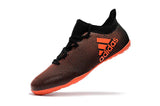 Adidas X series IC Thunderstorm Indoor Flat Soccer Shoes Orange/Black