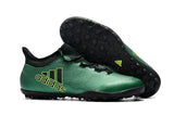 Adidas X series TF Thunderstorm Grass Spikes Football Shoes Green/Black/Lime