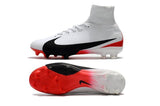 Nike Mercurial Superfly V FG Soccer Cleats White Red Black - studzsupply
