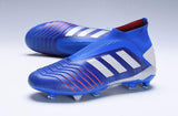 Adidas Predator 19.1 FG Blue Red Without Laces - studzsupply