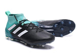 Adidas ACE 17+ Primeknit FG Soccer Cleats Energy Aqua White Legend Ink - studzsupply