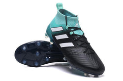 Adidas ACE 17+ Primeknit FG Soccer Cleats Energy Aqua White Legend Ink - studzsupply