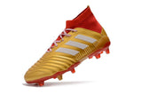 Adidas Predator 18.1 FG Soccer Cleats Golden Core White Red - studzsupply