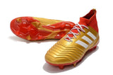 Adidas Predator 18.1 FG Soccer Cleats Golden Core White Red - studzsupply