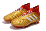 Adidas Predator 18.1 FG Soccer Cleats Golden Core White Red - studzsupply