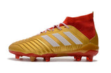 Adidas Predator 18.1 FG Soccer Cleats Golden Core White Red - studzsupply