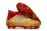 Adidas Predator 18.1 FG Soccer Cleats Golden Core White Red - studzsupply