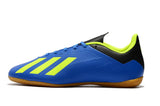 Adidas X series IC indoor flat soccer shoes Blue/Green/Orange