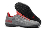 Adidas Predator Accelerator TF spike soccer shoes Gray/Red