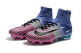 Nike Mercurial Superfly V FG Soccer Cleats Pink White Blue - studzsupply