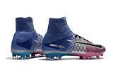 Nike Mercurial Superfly V FG Soccer Cleats Pink White Blue - studzsupply