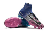 Nike Mercurial Superfly V FG Soccer Cleats Pink White Blue - studzsupply