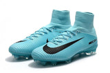 Nike Mercurial Superfly V FG Soccer Cleats Moon Blue Black - studzsupply