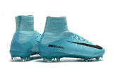 Nike Mercurial Superfly V FG Soccer Cleats Moon Blue Black - studzsupply