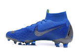 NIKE Mercurial Superfly VI 360 Elite FG Blue W Silver Nike - studzsupply