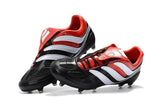 Adidas Predator Precision FG Soccer Cleats Black Red White - studzsupply