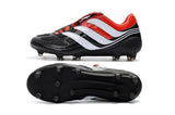 Adidas Predator Precision FG Soccer Cleats Black Red White - studzsupply