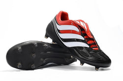 Adidas Predator Precision FG Soccer Cleats Black Red White - studzsupply