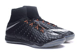 Nike HypervenomX Proximo II Dynamic Fit IC HP30027 Black/Orange/Silver - studzsupply