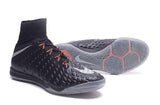 Nike HypervenomX Proximo II Dynamic Fit IC HP30027 Black/Orange/Silver - studzsupply