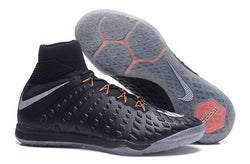 Nike HypervenomX Proximo II Dynamic Fit IC HP30027 Black/Orange/Silver - studzsupply