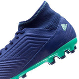 Adidas Predator 18.3 AG/FG Soccer Cleats Royal Blue White Green - studzsupply