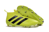 Adidas ACE 16+ Purecontrol FG/AG Soccer Cleats Solar Yellow Black - studzsupply