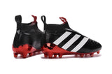 Adidas ACE 16+ Purecontrol FG/AG Soccer Cleats Black White Red - studzsupply