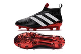 Adidas ACE 16+ Purecontrol FG/AG Soccer Cleats Black White Red - studzsupply