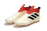Adidas Ace 17+ Purecontrol FG Champagne Soccer Cleats White Red Black - studzsupply