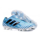 Adidas Nemeziz Messi 17+ 360 Agility FG Soccer Shoes Energy Blue White - studzsupply
