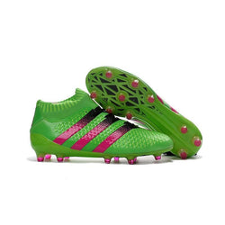 ADIDAS ACE 16.1 PRIMEKNIT FG - SOLAR GREENSHOCK PINKCORE BLACK - studzsupply