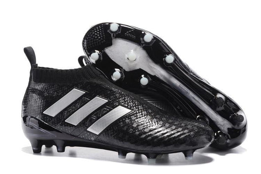 Adidas Ace 17+ Purecontrol FG Soccer Cleats Core Black White - studzsupply