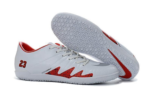 Nike Hypervenom Phelon II Neymar X Jordan IC Soccer Shoes White Red - studzsupply