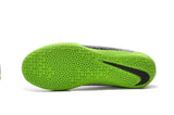 Nike Hypervenom Phelon II Indoor Soccer Shoes Platinum Black Green - studzsupply