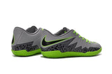 Nike Hypervenom Phelon II Indoor Soccer Shoes Platinum Black Green - studzsupply