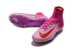 Nike Mercurial Superfly V Fg White Red Shoes Pink - studzsupply
