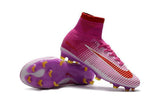 Nike Mercurial Superfly V Fg White Red Shoes Pink - studzsupply