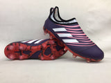 Adidas Glitch Skin 17 FG Soccer Shoes Purple White Red Pink - studzsupply