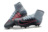 Nike Mercurial Superfly V AG Soccer Cleats Black Grey Pink - studzsupply