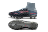 Nike Mercurial Superfly V AG Soccer Cleats Black Grey Pink - studzsupply