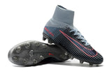 Nike Mercurial Superfly V AG Soccer Cleats Black Grey Pink - studzsupply