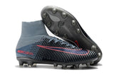 Nike Mercurial Superfly V AG Soccer Cleats Black Grey Pink - studzsupply