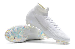 NIKE Mercurial Superfly VI 360 Elite Neymar FG White High Cut - studzsupply