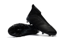 Adidas Predator 18+ FG Soccer Cleats All Black - studzsupply