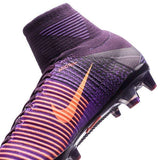 Nike Mercurial Superfly V AG Soccer Cleats Purple Bright Citrus - studzsupply