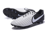 Nike Tiempo Legend VII FG Soccer Cleats White Black - studzsupply