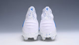 Adidas Predator 19.1 FG White Blue no Lace - studzsupply