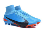 Nike Mercurial Superfly V FG Soccer Cleats Blue Orange Black - studzsupply